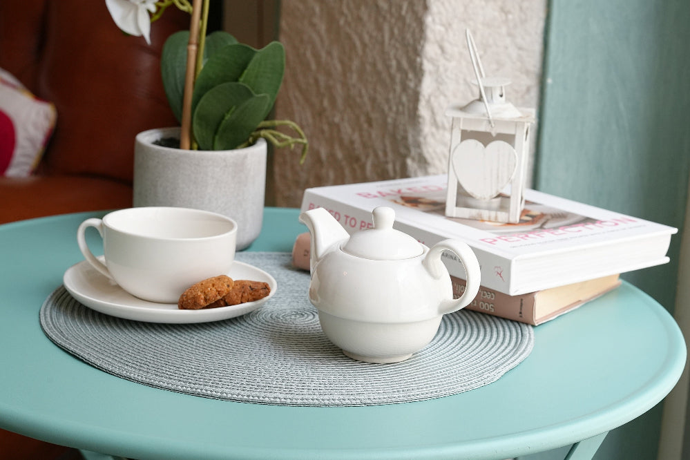 tisaniera in porcellana