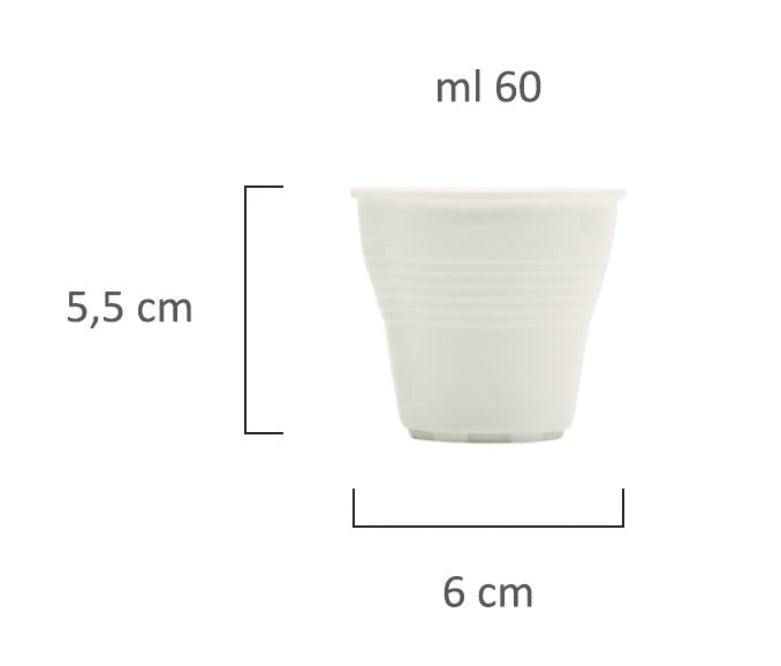 dimensioni bicchierino moka porcellana