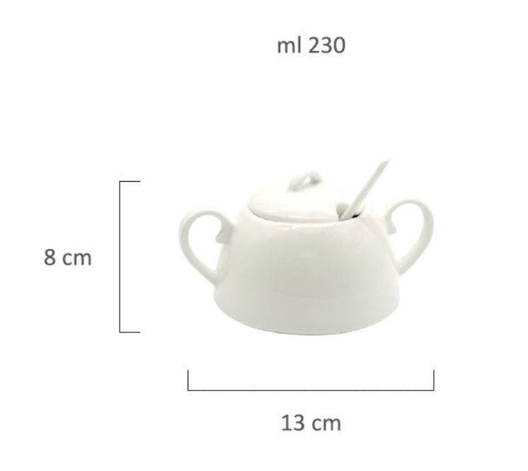 dimensioni zuccheriera porcellana