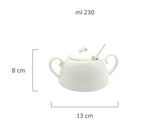 dimensioni zuccheriera porcellana