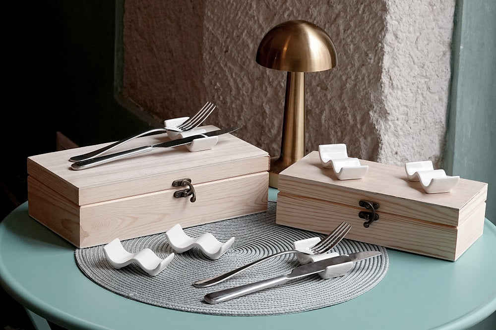 poggia posate e bacchette onda