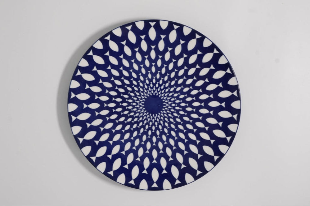 vassoio porcellana colorato