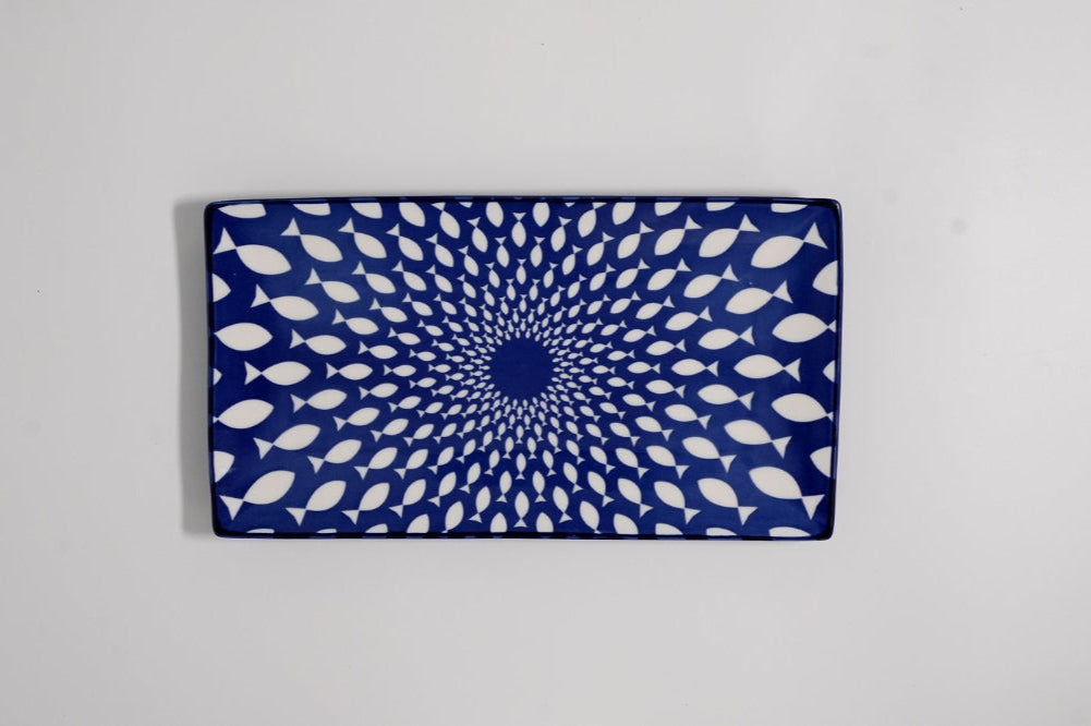 Reactive Fish Vassoio rettangolare 29 x 16 cm (set 3 pezzi)