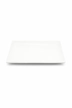 Piatto Rettangolare in Porcellana Bianca 34 x 24 cm – Piatto Piano Elegante per Primi e Secondi, Uso Casa e Ristorante