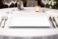 Piatto Rettangolare in Porcellana Bianca 34 x 24 cm – Piatto Piano Elegante per Primi e Secondi, Uso Casa e Ristorante