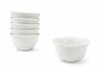 Set 6 Ciotole in Porcellana Bianca 10,5 cm – Coppette per Dessert, Macedonia, Gelato e Snack – Lavastoviglie e Microonde