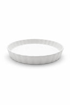 Teglia Crostata Ø 27 cm h 4,5 cm in Porcellana Bianca