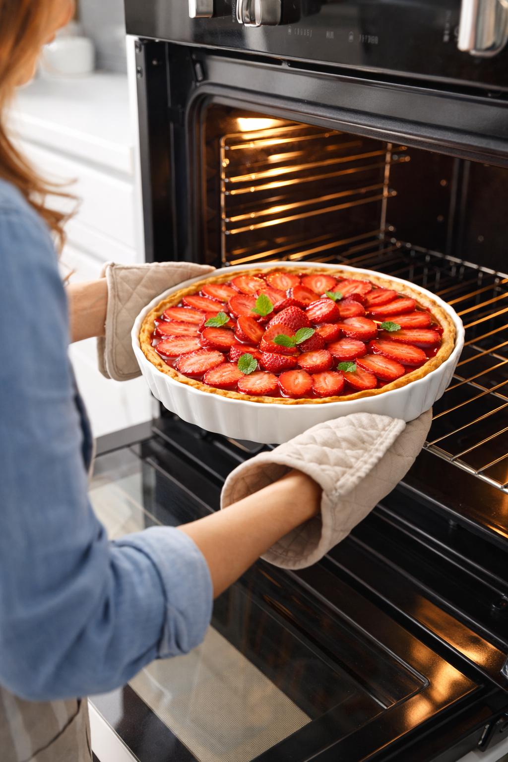Teglia Crostata Ø 27 cm h 4,5 cm in Porcellana Bianca