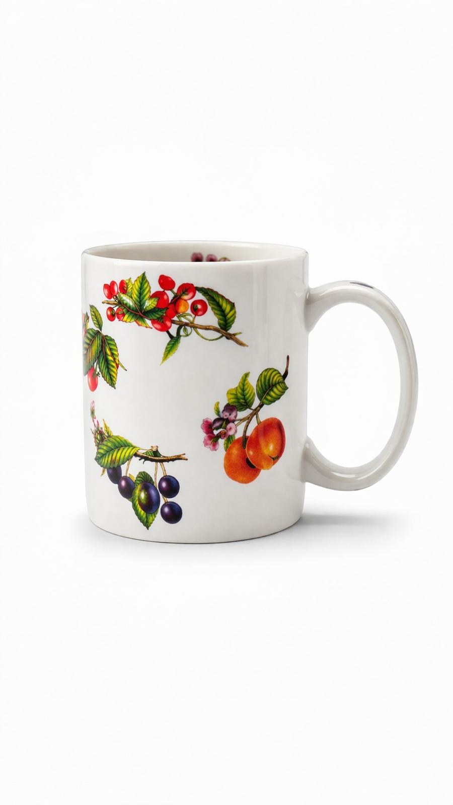Set 4 Mug da Tè e Tisane 300 ml in Porcellana Decorata