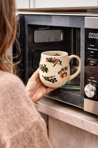 Set 4 Tazze Mug 300 ml in Porcellana Decorata