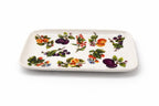 Vassoio Rettangolare in Porcellana Decorata 23x14 cm