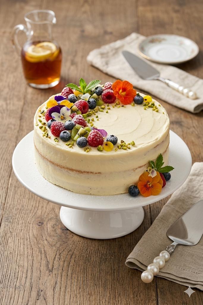 Alzata per Torta in Porcellana cm 30 h 9