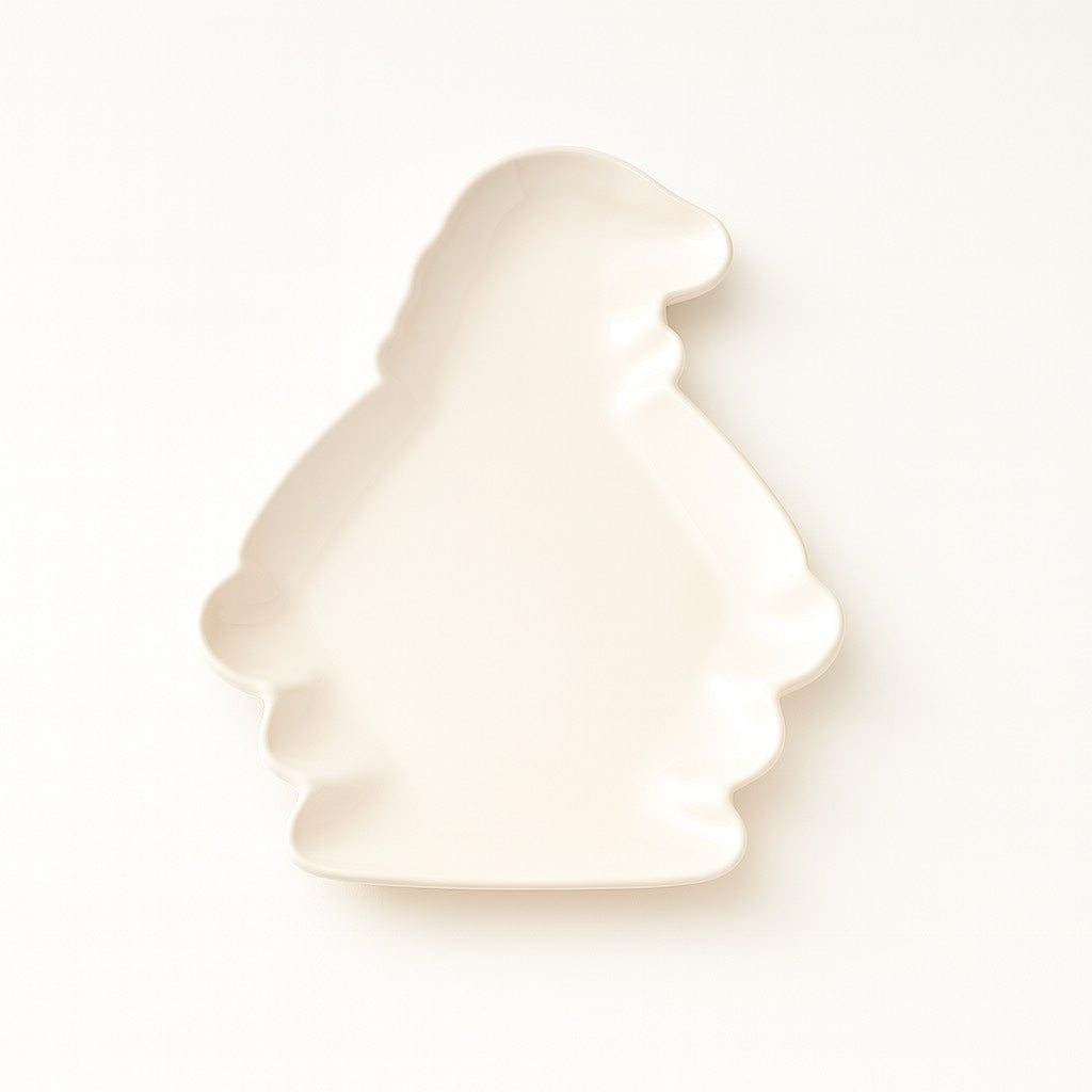 Piatto in Porcellana a Forma di Babbo Natale – 26 x 22 cm