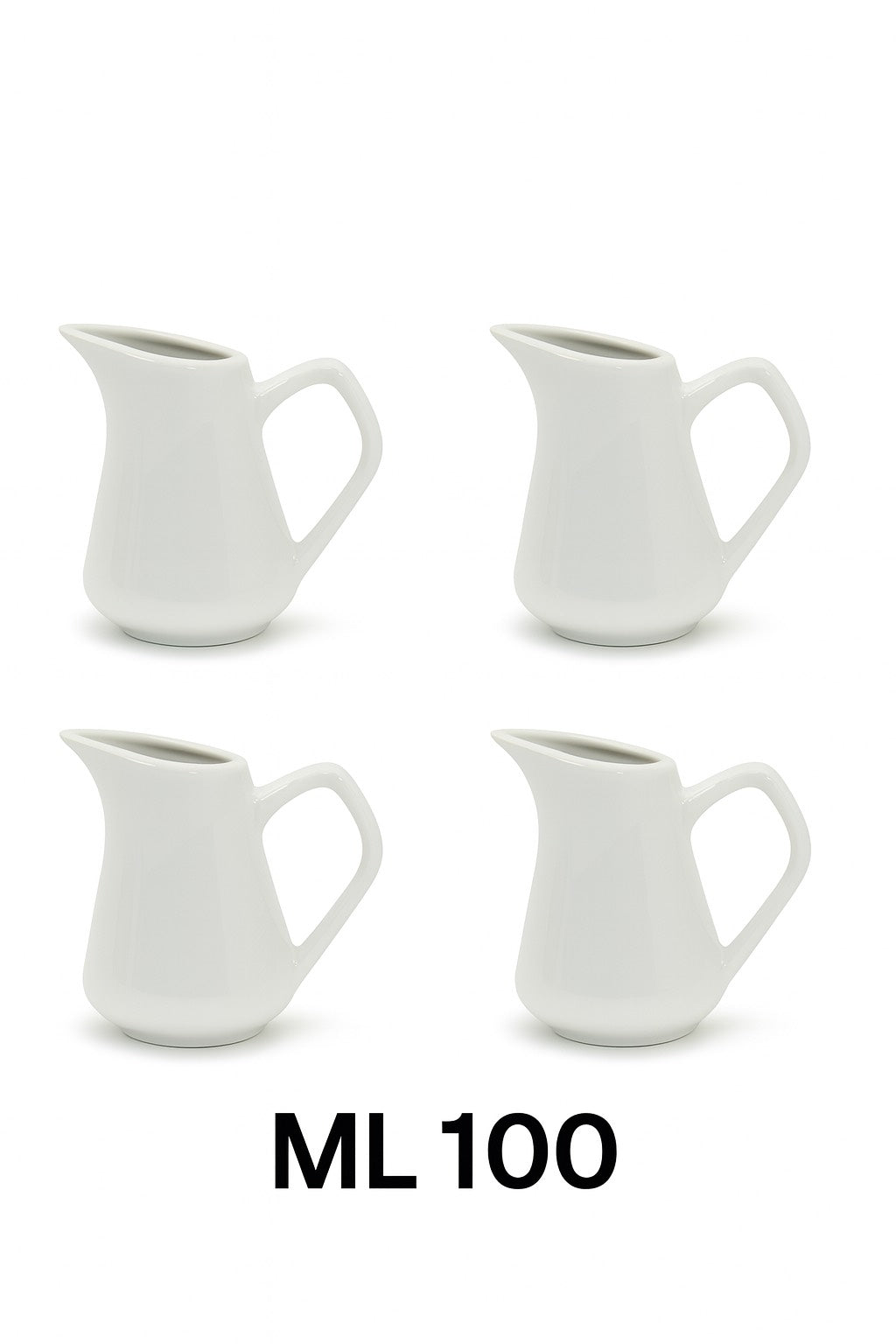 Set 6 pezzi Mini Bricco per Latte in porcellana – 100 ml