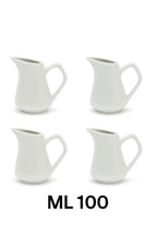 Set 6 pezzi Mini Bricco per Latte in porcellana – 100 ml