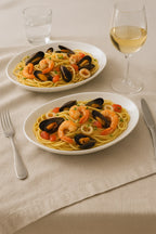 Set 4 Piatti a Gondola in Porcellana Bianca – 26×19x5 cm