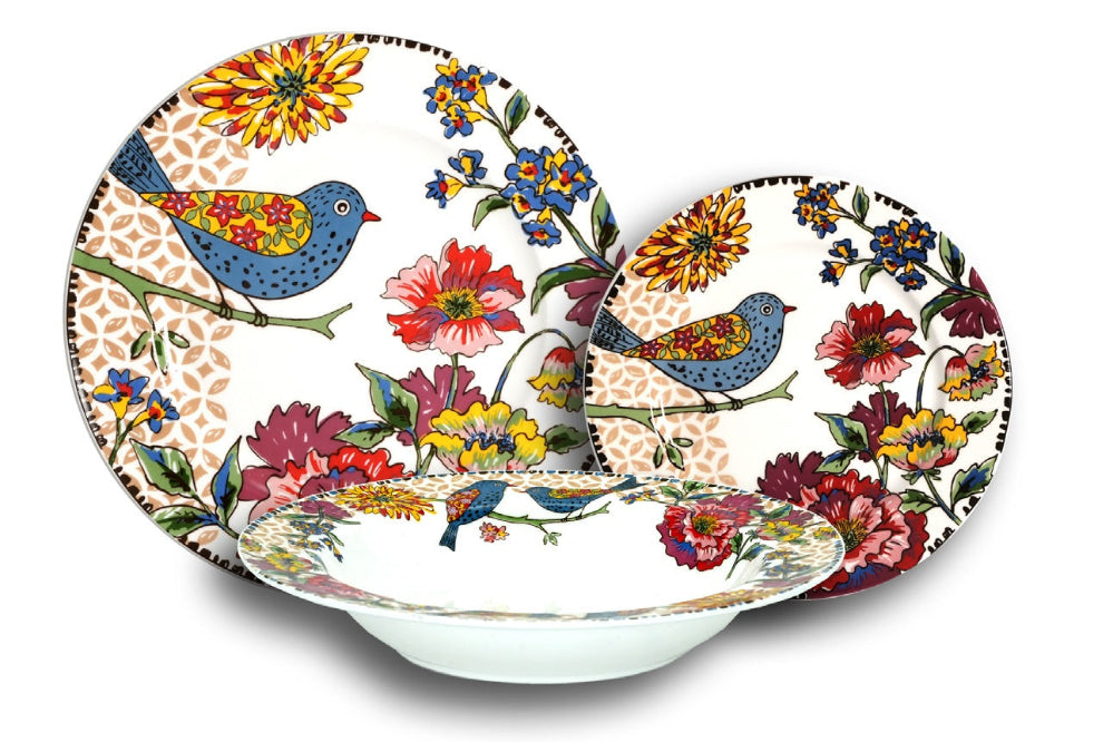 set piatti colorati japan