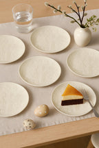 Set 6 Piatti Dessert in Porcellana 17,5 cm