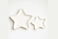 Set Piatti Natalizi a Forma di Stella – Porcellana 25×25x3,5 cm / 18×18x2 cm