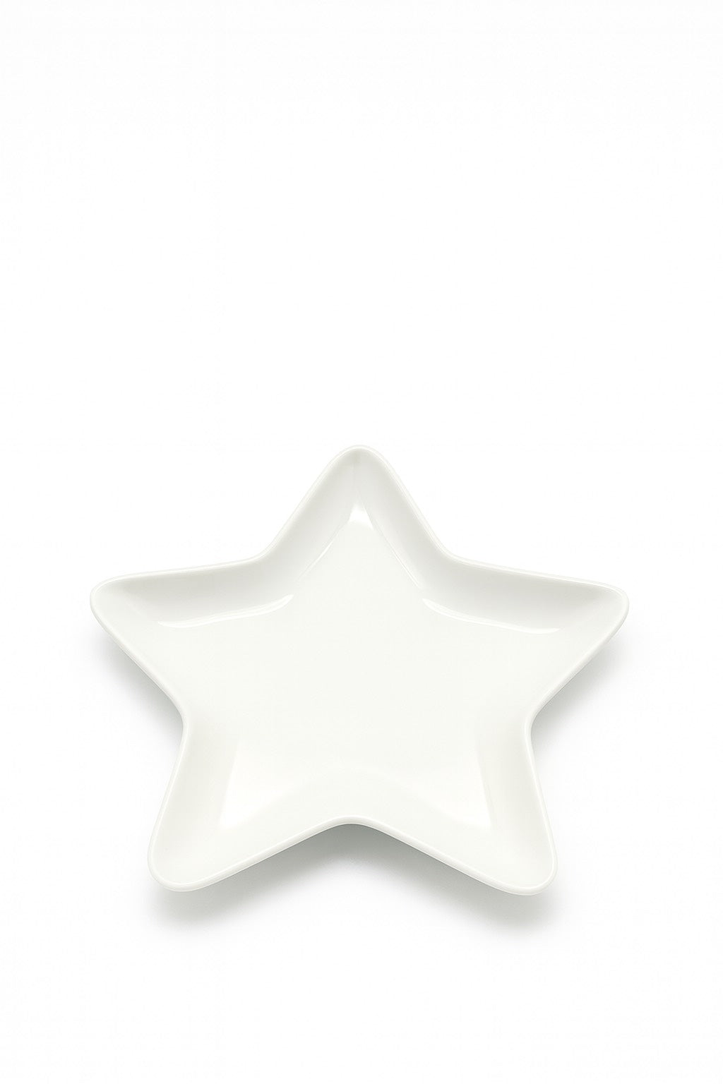 Piatto Natalizio a Forma di Stella – Porcellana 25×25x3,5 cm