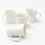 Set 4 Mug in Porcellana 300 ml