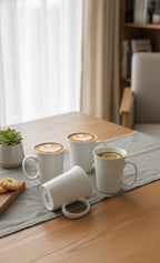 Set 4 Mug in Porcellana 300 ml